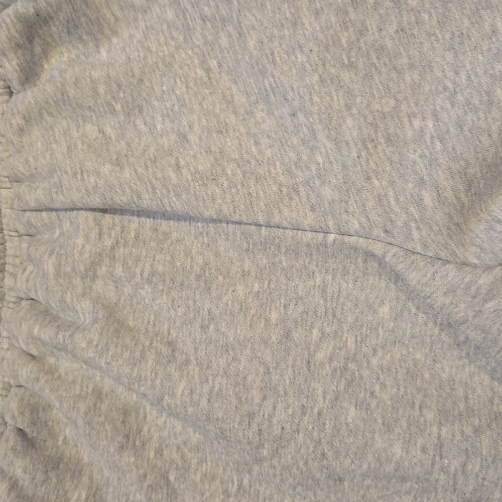 White Fox Boutique Light Heather Gray Trendy Drawstring Waist Sweatpants - Picture 7 of 8